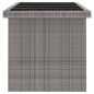 vidaXL Set de comedor de jardín 11 pzas y cojines ratán sintético gris vidaXL Set de comedor de jardín 11 pzas y cojines ratán sintético gris