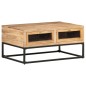 vidaXL Mesa de centro de madera maciza de acacia 90x60x40 cm vidaXL Mesa de centro de madera maciza de acacia 90x60x40 cm