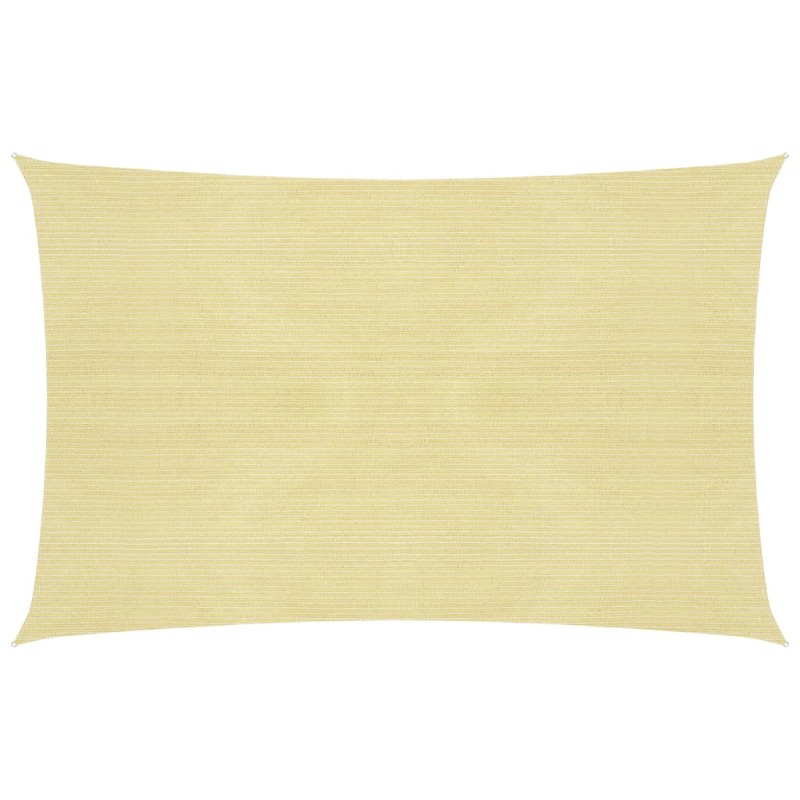 vidaXL Toldo de vela beige HDPE 160 g/m² 2x3 m vidaXL Toldo de vela beige HDPE 160 g/m² 2x3 m