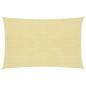 vidaXL Toldo de vela beige HDPE 160 g/m² 2x3 m vidaXL Toldo de vela beige HDPE 160 g/m² 2x3 m