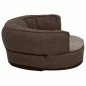 vidaXL Colchón de cama de perro ergonómico aspecto lino marrón 75x53cm vidaXL Colchón de cama de perro ergonómico aspecto lino marrón 75x53cm