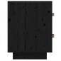 vidaXL Mesita de noche madera maciza de pino negro 40x34x45 cm vidaXL Mesita de noche madera maciza de pino negro 40x34x45 cm