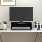 vidaXL Soporte para monitor madera maciza de pino negro 50x24x16 cm vidaXL Soporte para monitor madera maciza de pino negro 50x24x16 cm
