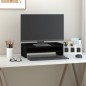 vidaXL Soporte para monitor madera maciza de pino negro 50x24x16 cm vidaXL Soporte para monitor madera maciza de pino negro 50x24x16 cm