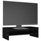 vidaXL Soporte para monitor madera maciza de pino negro 50x24x16 cm vidaXL Soporte para monitor madera maciza de pino negro 50x24x16 cm