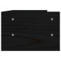 vidaXL Soporte para monitor madera maciza de pino negro 50x24x16 cm vidaXL Soporte para monitor madera maciza de pino negro 50x24x16 cm