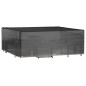vidaXL Funda para muebles de jardín 16 ojales cuadrada 300x300x75 cm
