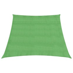 vidaXL Toldo de vela HDPE verde claro 160 g/m² 3/4x2 m