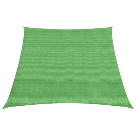 vidaXL Toldo de vela HDPE verde claro 160 g/m² 3/4x2 m