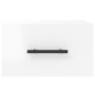 vidaXL Mesitas de noche de pared 2 uds blanco brillo 35x35x20 cm