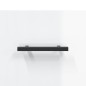 vidaXL Mesitas de noche de pared 2 uds blanco brillo 35x35x20 cm