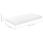 vidaXL Estante flotante de pared 4 uds MDF blanco brillo 50x23x3,8 cm vidaXL Estante flotante de pared 4 uds MDF blanco brillo 50x23x3,8 cm