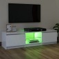 vidaXL Mueble para TV con luces LED blanco 120x30x35,5 cm vidaXL Mueble para TV con luces LED blanco 120x30x35,5 cm