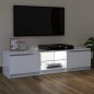 vidaXL Mueble para TV con luces LED blanco 120x30x35,5 cm vidaXL Mueble para TV con luces LED blanco 120x30x35,5 cm