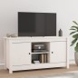vidaXL Mueble para TV de madera maciza de pino blanco 103x36,5x52 cm