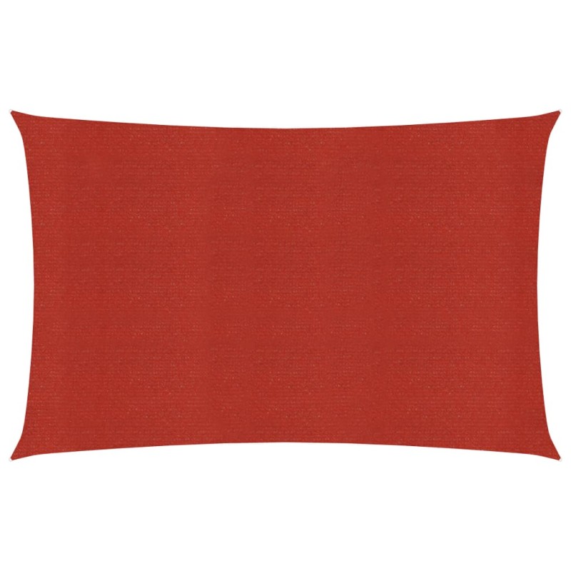 vidaXL Toldo de vela rojo HDPE 160 g/m² 3,5x4,5 m vidaXL Toldo de vela rojo HDPE 160 g/m² 3,5x4,5 m