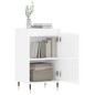 vidaXL Aparadores 2 uds madera de ingeniería blanco brillo 40x35x70 cm vidaXL Aparadores 2 uds madera de ingeniería blanco brillo 40x35x70 cm