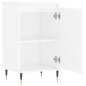 vidaXL Aparadores 2 uds madera de ingeniería blanco brillo 40x35x70 cm vidaXL Aparadores 2 uds madera de ingeniería blanco brillo 40x35x70 cm