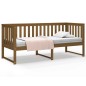 vidaXL Sofá cama de madera maciza de pino marrón miel 80x200 cm vidaXL Sofá cama de madera maciza de pino marrón miel 80x200 cm