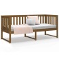 vidaXL Sofá cama de madera maciza de pino marrón miel 80x200 cm vidaXL Sofá cama de madera maciza de pino marrón miel 80x200 cm