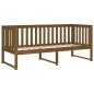 vidaXL Sofá cama de madera maciza de pino marrón miel 80x200 cm vidaXL Sofá cama de madera maciza de pino marrón miel 80x200 cm