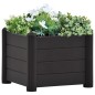 vidaXL Arriate de jardín PP gris antracita 43x43x35 cm vidaXL Arriate de jardín PP gris antracita 43x43x35 cm