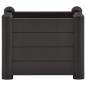 vidaXL Arriate de jardín PP gris antracita 43x43x35 cm vidaXL Arriate de jardín PP gris antracita 43x43x35 cm