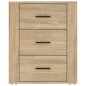 vidaXL Mesita de noche madera contrachapada roble sonoma 50x36x60 cm vidaXL Mesita de noche madera contrachapada roble sonoma 50x36x60 cm