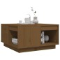 vidaXL Mesa de centro madera maciza de pino marrón miel 60x61x32,5 cm vidaXL Mesa de centro madera maciza de pino marrón miel 60x61x32,5 cm