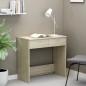 vidaXL Escritorio madera contrachapada color roble Sonoma 80x40x75 cm vidaXL Escritorio madera contrachapada color roble Sonoma 80x40x75 cm