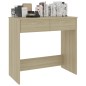 vidaXL Escritorio madera contrachapada color roble Sonoma 80x40x75 cm vidaXL Escritorio madera contrachapada color roble Sonoma 80x40x75 cm