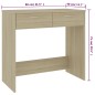 vidaXL Escritorio madera contrachapada color roble Sonoma 80x40x75 cm vidaXL Escritorio madera contrachapada color roble Sonoma 80x40x75 cm