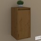 vidaXL Armario de pared 2 uds madera de pino marrón miel 30x30x60 cm vidaXL Armario de pared 2 uds madera de pino marrón miel 30x30x60 cm