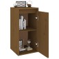 vidaXL Armario de pared 2 uds madera de pino marrón miel 30x30x60 cm vidaXL Armario de pared 2 uds madera de pino marrón miel 30x30x60 cm