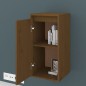 vidaXL Armario de pared 2 uds madera de pino marrón miel 30x30x60 cm vidaXL Armario de pared 2 uds madera de pino marrón miel 30x30x60 cm