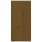 vidaXL Armario de pared 2 uds madera de pino marrón miel 30x30x60 cm vidaXL Armario de pared 2 uds madera de pino marrón miel 30x30x60 cm