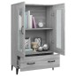 vidaXL Aparador alto de madera contrachapada gris Sonoma 70x31x115 cm vidaXL Aparador alto de madera contrachapada gris Sonoma 70x31x115 cm