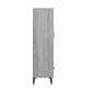 vidaXL Aparador alto de madera contrachapada gris Sonoma 70x31x115 cm vidaXL Aparador alto de madera contrachapada gris Sonoma 70x31x115 cm