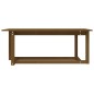 vidaXL Mesa de centro madera maciza de pino marrón miel 110x55x45 cm vidaXL Mesa de centro madera maciza de pino marrón miel 110x55x45 cm