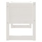 vidaXL Jardinera madera maciza de pino blanco 78x40x52 cm vidaXL Jardinera madera maciza de pino blanco 78x40x52 cm
