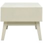 vidaXL Mesa de centro con 2 cajones tallados madera gris 110x50x40 cm vidaXL Mesa de centro con 2 cajones tallados madera gris 110x50x40 cm