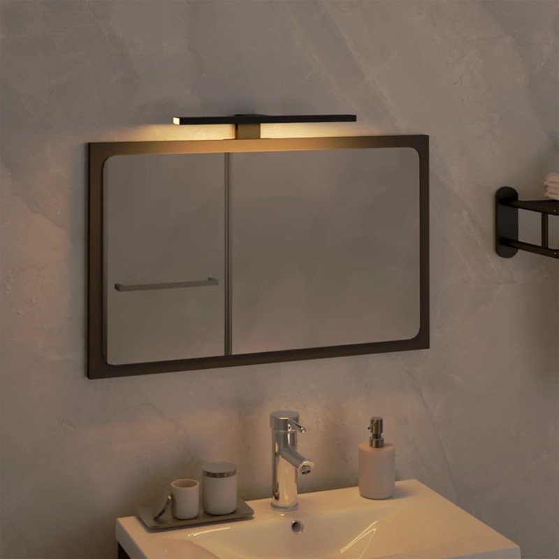 vidaXL Lámpara de espejo LED blanco cálido 5,5 W 3000 K 30 cm vidaXL Lámpara de espejo LED blanco cálido 5,5 W 3000 K 30 cm