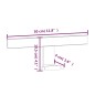 vidaXL Lámpara de espejo LED blanco cálido 5,5 W 3000 K 30 cm vidaXL Lámpara de espejo LED blanco cálido 5,5 W 3000 K 30 cm