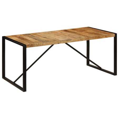 vidaXL Mesa de comedor 180x90x75 cm madera maciza de mango