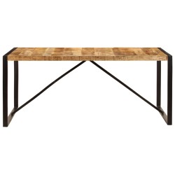 vidaXL Mesa de comedor 180x90x75 cm madera maciza de mango