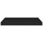 vidaXL Estante flotante de pared 4 uds MDF negro 60x23,5x3,8 cm vidaXL Estante flotante de pared 4 uds MDF negro 60x23,5x3,8 cm