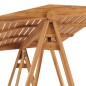vidaXL Banco balancín de madera maciza de teca 170 cm vidaXL Banco balancín de madera maciza de teca 170 cm