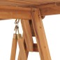 vidaXL Banco balancín de madera maciza de teca 170 cm vidaXL Banco balancín de madera maciza de teca 170 cm