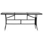 vidaXL Juego de comedor de jardín 9 piezas ratán sintético negro vidaXL Juego de comedor de jardín 9 piezas ratán sintético negro