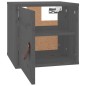 vidaXL Armario de pared de madera maciza de pino gris 31,5x30x30 cm vidaXL Armario de pared de madera maciza de pino gris 31,5x30x30 cm